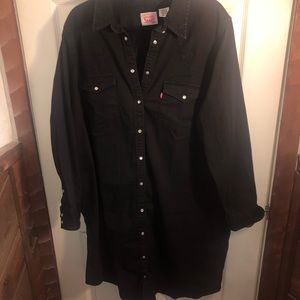 Levi’s Denim Shirt Dress 2X